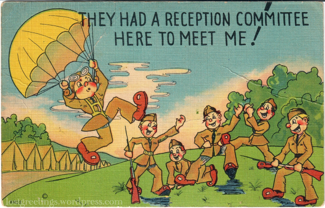 1943 Comic Postcard Image - Jefferson Bks Missouri lg